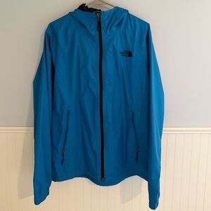 The North Face Men's Blue Size Medium Rain Jacket
